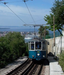 Die Zahnradbahn Tram de Opcina - Triest